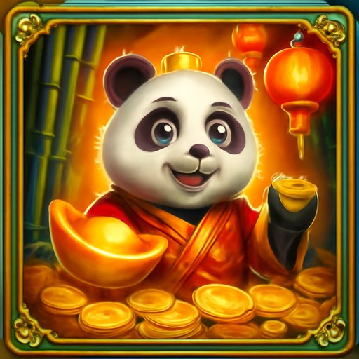 Colorful game list on mobile